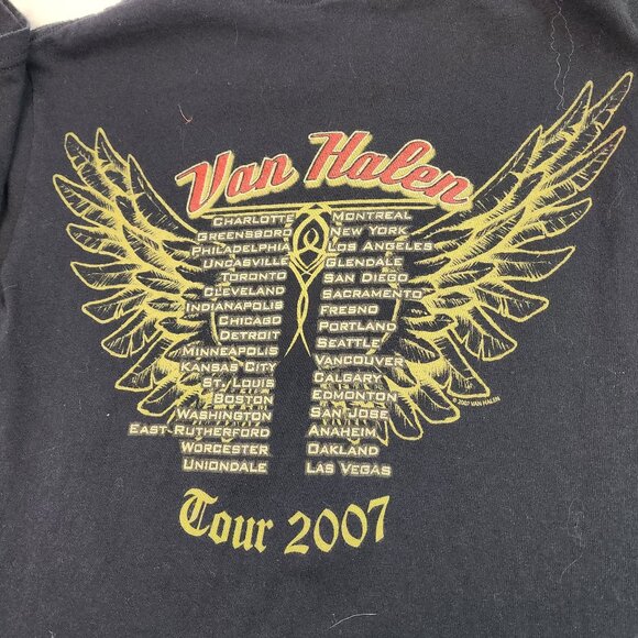 Vintage Anvil Van Halen Band 2007 Concert T-Shirt Mens Small - Picture 5 of 7